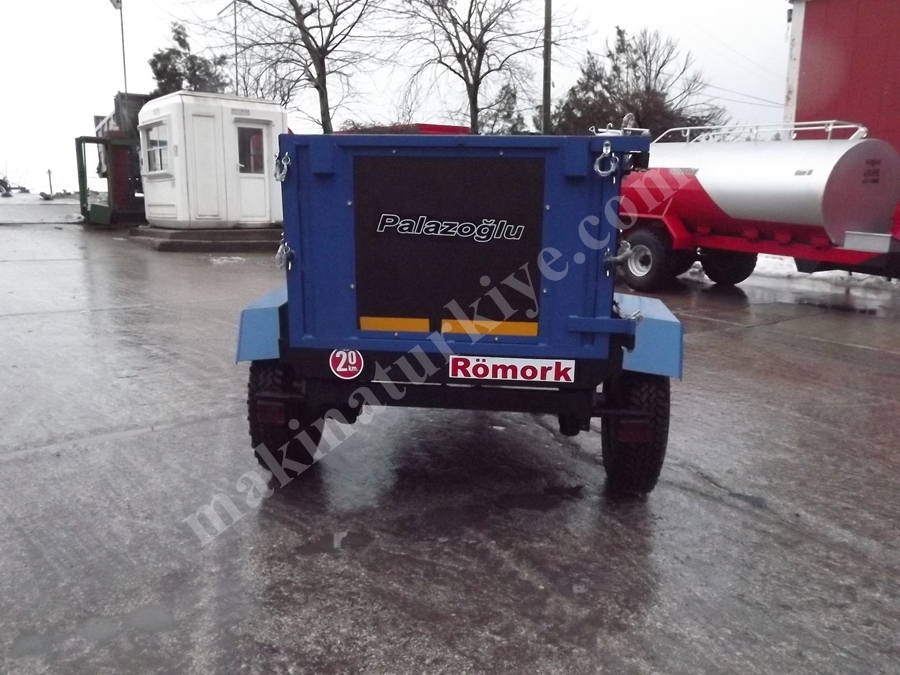 Tek Dingil Damperli Fındık Römorku 2.5 Ton - Palazoğlu