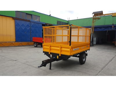 Tek Dingil Üç Yana Damperli Römork 3.5 Ton - Palazoğlu - 2