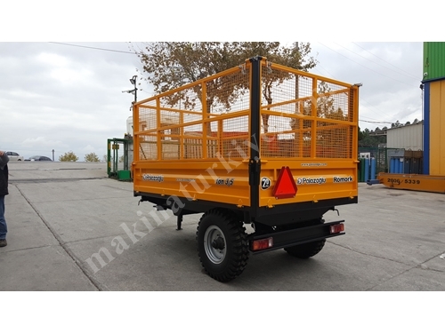 Tek Dingil Üç Yana Damperli Römork 3.5 Ton - Palazoğlu