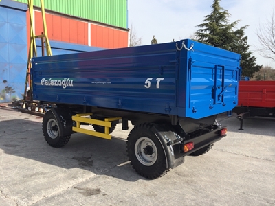 İki Dingil Üç Yana Damperli Römork 5 Ton - Palazoğlu - 3
