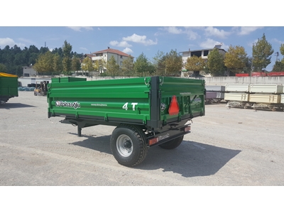 Tek Dingil Üç Yana Damperli Römork 4 Ton - Palazoğlu - 0