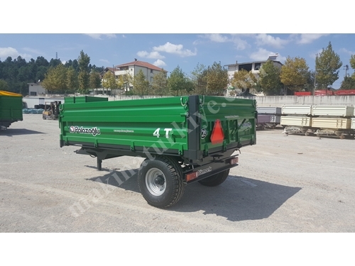 Tek Dingil Üç Yana Damperli Römork 4 Ton - Palazoğlu