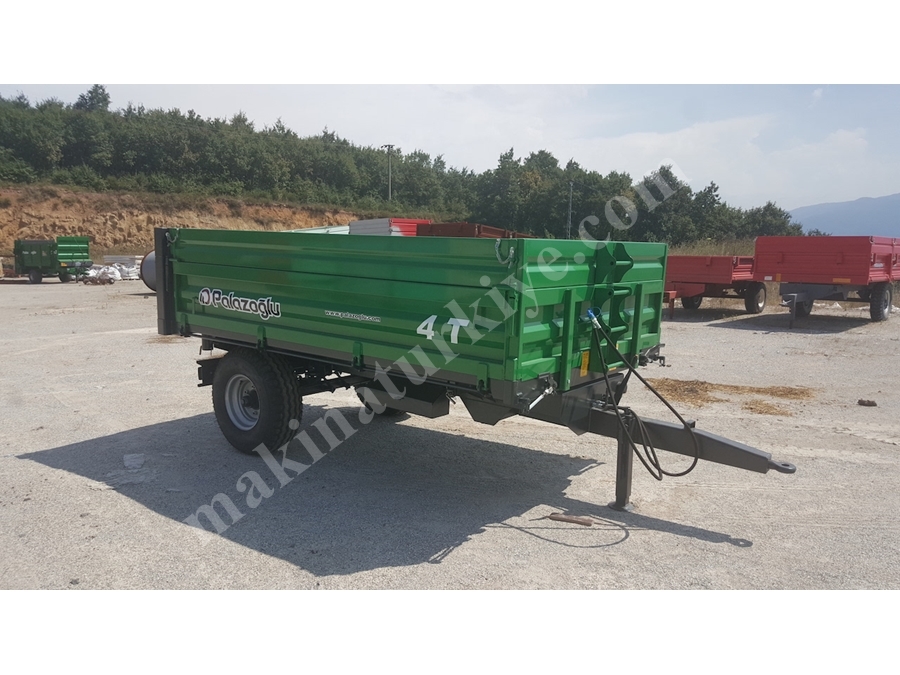 Tek Dingil Üç Yana Damperli Römork 4 Ton - Palazoğlu