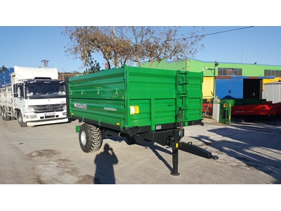 Tek Dingil Üç Yana Damperli Römork 8 Ton - Palazoğlu - 3