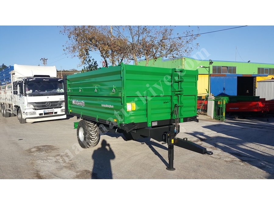 Tek Dingil Üç Yana Damperli Römork 8 Ton - Palazoğlu