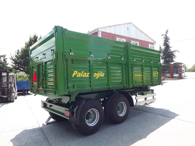 İki Dingil Tır Tipi Üç Yana Devirmeli Römork 12 Ton - Palazoğlu - 2
