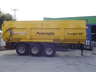3 Dingil 6 Tekerlekli Römork 28 Ton - Cargo-28 - 1