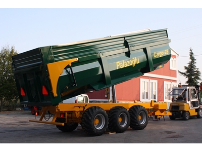 3 Dingil 6 Tekerlekli Römork 28 Ton - Cargo-28 - 3