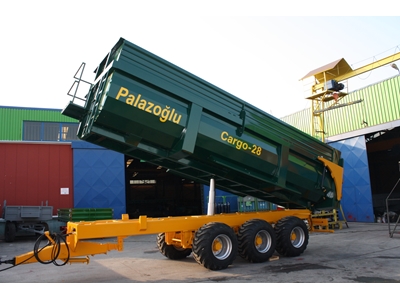3 Dingil 6 Tekerlekli Römork 28 Ton - Cargo-28 - 5