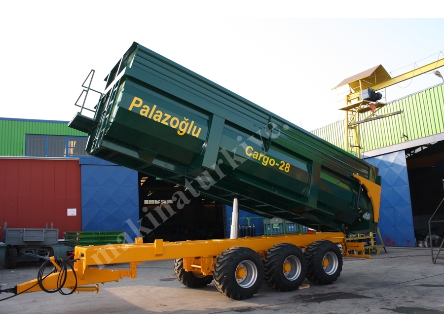 3 Dingil 6 Tekerlekli Römork 28 Ton - Cargo-28