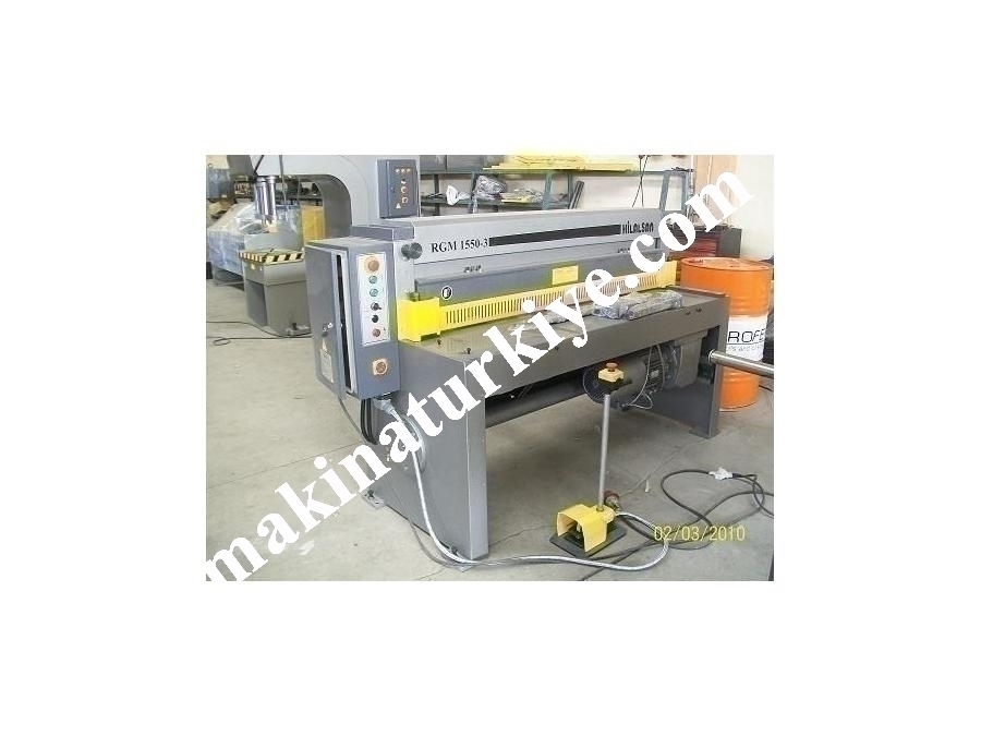 Redüktörlü Giyotin Makas 1550x3