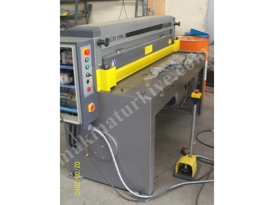 Redüktörlü Giyotin Makas 1550x3