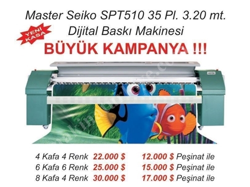 Renkli Dijital Baskı Makinası / Master Seiko