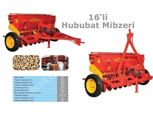 16 Lı Hububat Mibzeri / Tarım Öz 16 Lı