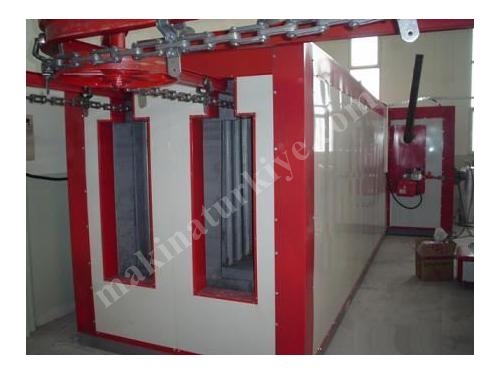 Toz Boya Pişirme Fırını / Elektrosis U Tipi