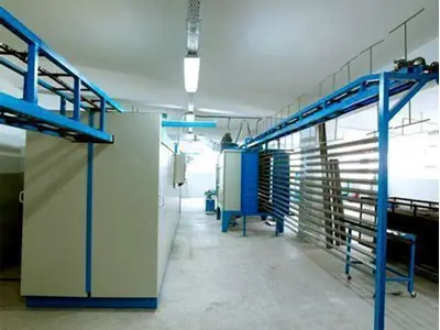 Ükf 420 Top Conveyor Powder Coating Plant