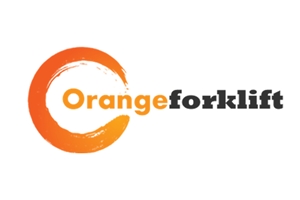 Orange Forklift