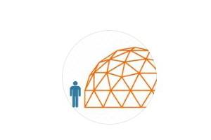 Kubbe Dome Prefabrik  Logo