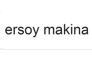 Ersoy Makina  Logo