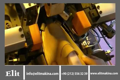 K 078 Otomatik İlaç Püskürtme Memeli Nozzle Ön Ayakkabı Monta Makinası