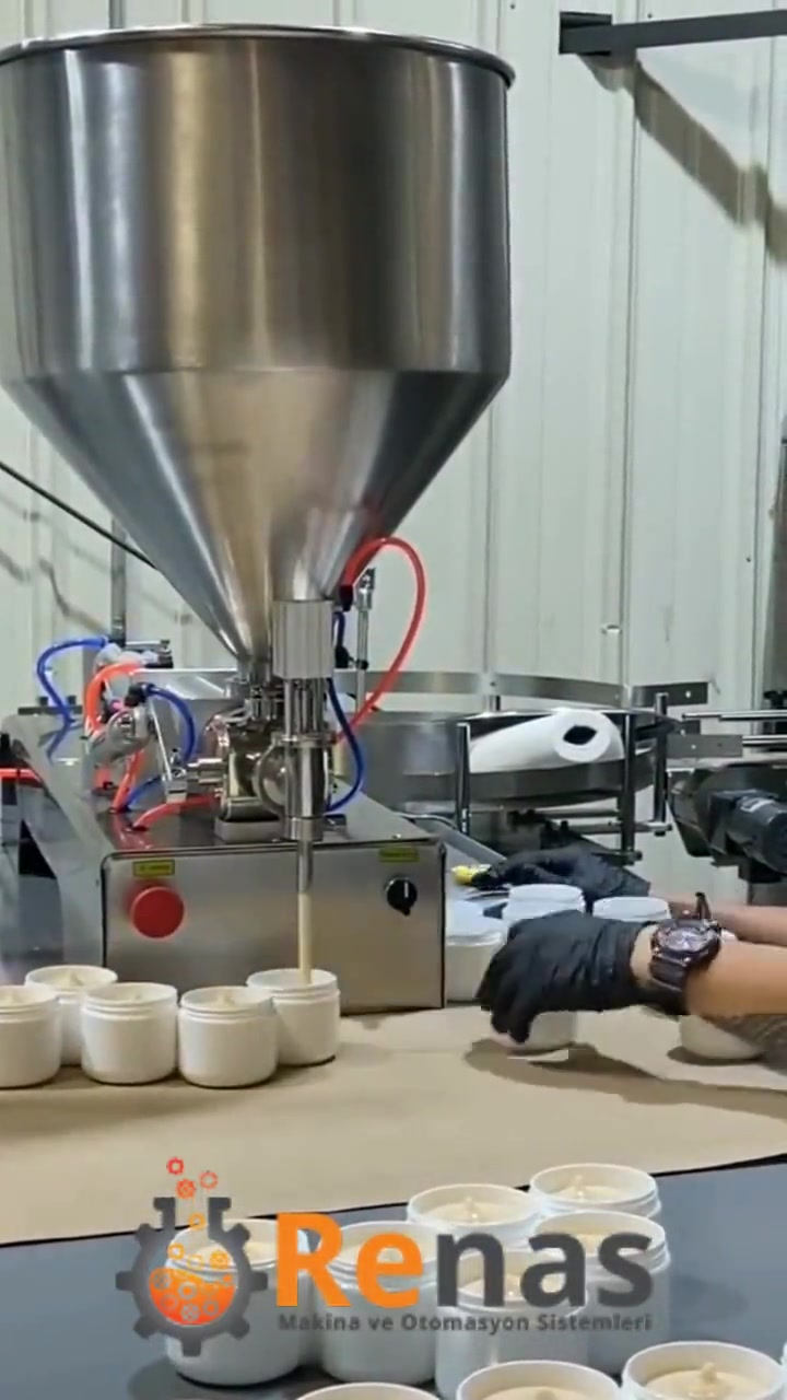 100-1000 Ml Yarı Otomatik Sıvı Dolum Makinası