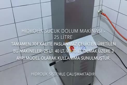 25 Litre Hidrolik Sucuk Dolum Makinası