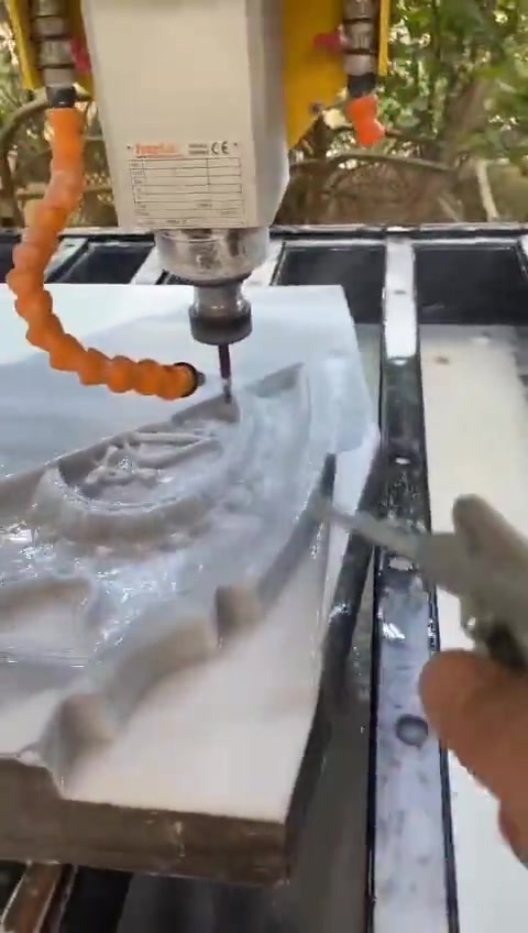 250X150x40 Cm Kesim Alanlı Sulu Kesim Step Cnc Router