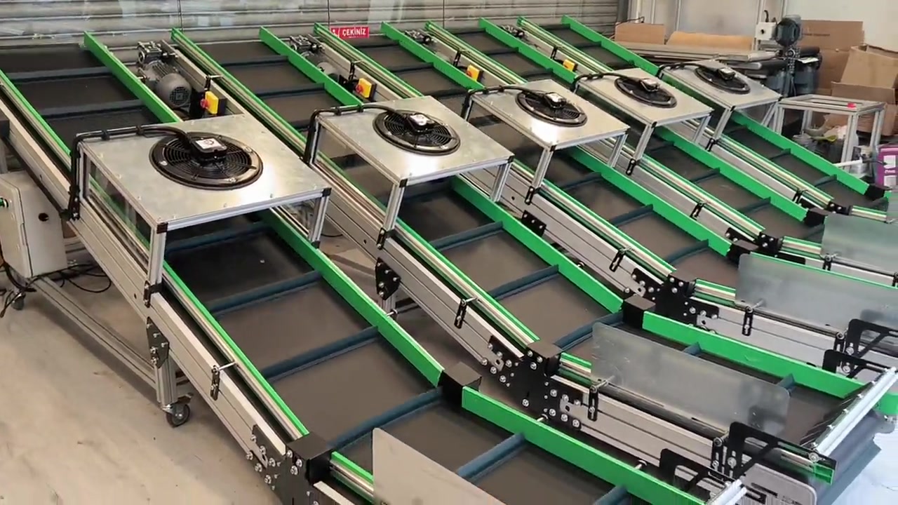 L Konveyör Bant Modelleri - Fazlı Plastik Enjeksiyon Konveyörleri