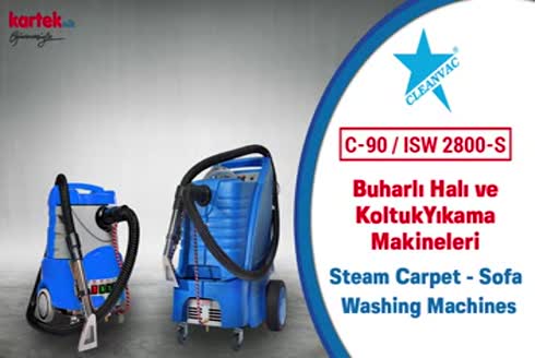 C90 Buharlı Sıcak Soğuk Halı Koltuk Yıkama Makinası 