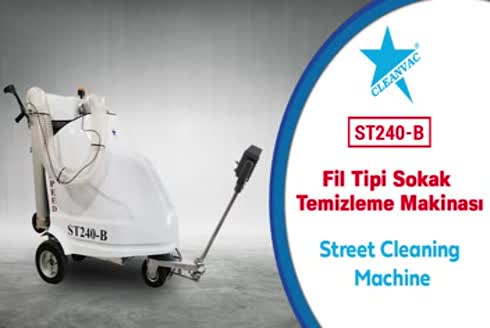 Akülü Fil Tipi Binicili Çöp Toplama Makinası