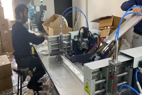 Peçete Kaşık Bıçak Mendil Konveyörlü Paketleme Makinası