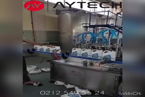 28 Adet/Dakika Antifiriz Otomatik Sıvı Dolum Makinası