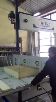 Otomatik Dikey Sünger Kesim Makinası