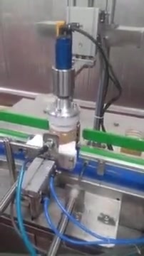 Cam Şişe Kapak Çakma Makinası