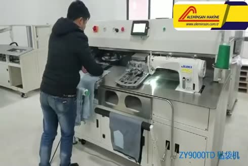 Tam Otomatik Cnc Takma Cep Fleto Makinasu