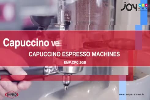 1-Gruppen Halbautomatische Capuccino und Espresso Kaffeemaschine