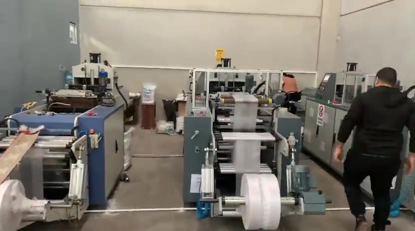 300 Vuruş / Dakika Atlet Poşet Kesim Makinesi