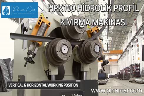 HPK 100 - Hidrolik Profil Kıvırma Makinası