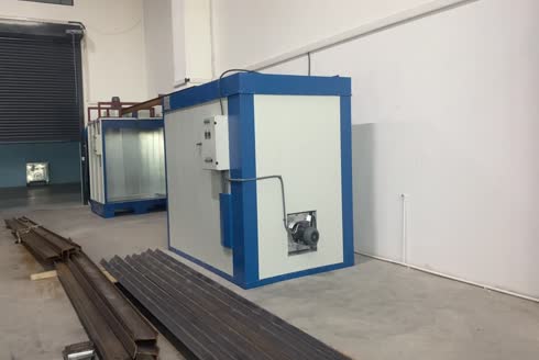 Elektrikli Elektrostatik BOX Tipi Boya Fırını