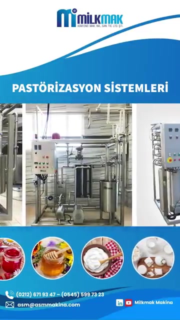 5 Ton PID Kontrollü Pastörizasyon Sistemi