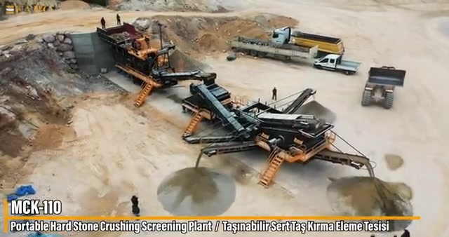 180-300 Ton / Saat Hidrolik Çeneli Kırıcı