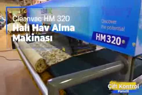 PM 320 Halı Hav Alma Paketleme Makinası 