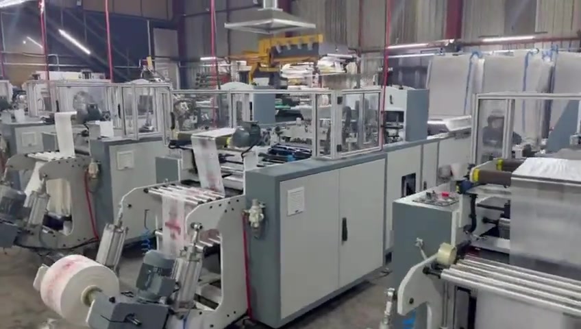 300 Vuruş / Dakika Atlet Poşet Kesim Makinesi
