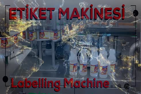 5000 Adet / Saat Kapasiteli Ambalaj Etiket Yapıştırma Makinası
