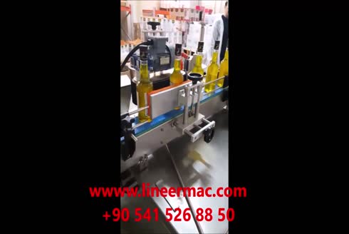 One Way Round Bottle Labeling Machine