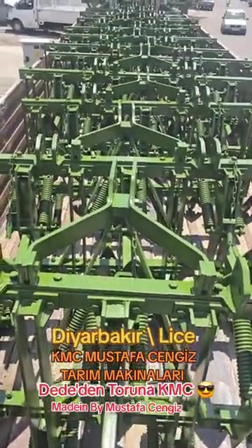 13'Lü Önler Çift Yaylı Tip Kültivatör