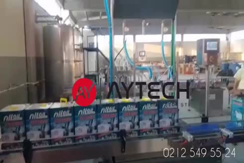 2 Nozüllü Endüstriyel Otomatik Ambalaj Dolum Makinası 