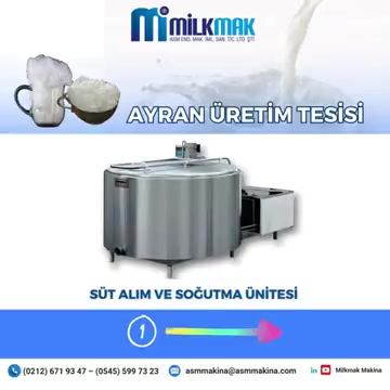 Ayran Mayalama Proses Tankı