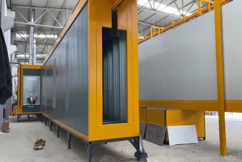 Konveyörlü Tünel Tipi Pişirme Ve Toz Boya Fırını