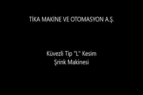 Yarı Otomatik Shrink Makinası "L" Tipi